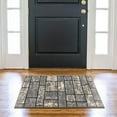 thumbnail image 2 of Ottomanson Boxes Indoor Doormat 2'3" x 3' - Non Slip Low Pile Area Rug for Entryway, Gray, 2 of 11