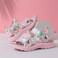 thumbnail image 2 of Girls Cute Fashion Open Toe Sandals Lightweight Breathable Sandals for Indoor Outdoor Beach Summer, 2 of 5