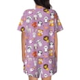 thumbnail image 6 of Fotbe Lovely Animals Print Pajama Set for Women 2 Piece Loungewear Short Sleeve Tops and Shorts Set Soft Sleepwear-Large, 6 of 7
