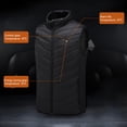 thumbnail image 6 of Naierhg Unisex Heating Waistcoat Universal USB Interface Intelligent Heating 2/4 Heated Zones Heated Vest for Cold Weather, 6 of 8