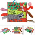 thumbnail image 2 of Soft Cloth Senses 3D Tail Ripstop Book Animal Tail Cloth Toys (Forest), 2 of 5