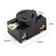 thumbnail image 4 of 2KW Generator Socket Anti-Loose Socket 168f/170f GX160 Anti-Off 3-Holes Socket, 4 of 8