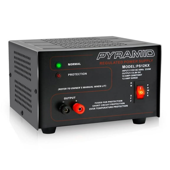 PYRAMID PS12KX.5 - Bench Power Supply, AC-to-DC Power Converter (10 Amp)