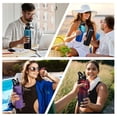 thumbnail image 2 of 40oz Insulated Water Bottle with Straw & Spout Lid, Cold-48H Hot-24H, Stainless Steel Water Jug Sport Metal Flask w/ Paracord Handle,Carrier Bag,Boot, 2 of 9