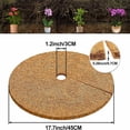 thumbnail image 3 of Coconut Mulch Disc Coconut Disc Pack Of 4 45 Cm Diameter Coconut Mat Multi Use Coconut Mulch Disc Flower Pot Winter Winter For Pot Plants Round Coconu, 3 of 8