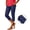 Navy——Fall Savings, variant on Oiangi Capri Leggings with Pockets for Women High Waist Stretchy Yoga Capris Slim Fit Zipper Hem Workout Crop Pants Dark Gray S