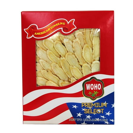 WOHO #127.4 American Ginseng Slice Large 4oz Box