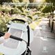 thumbnail image 3 of ndas de asiento de coche de muselina para bebés, nda de asiento de coche de bebé de verano para niños y niñas con ventana transpirable, toldo ligero de asiento de coche para bebé, gris, 3 of 5