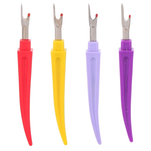 MIANGASTORE 4pcs Thread Removers Durable Seam Ripper Stitch Unpicker DIY Sewing Removal Tool