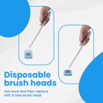 thumbnail image 6 of WizardFlush Toilet Brush - Disposable Toilet Bowl-Cleaner for Bathroom - Scrub Brush for Toilet - Space Saving for Storage - Deep Cleaning Wand - Easy to Assemble$$Home Decor, Kitchen, & Other, 6 of 8