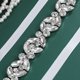 thumbnail image 2 of Cinturón de novia con diamantes de imitación, cinturón de vidrio para novia, damas de honor, 2 of 5