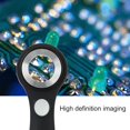 thumbnail image 2 of 40X Magnifier Glass With LED Light Rechargeable Handheld Magnifier For Stamp Coin Inspection Brightness Adjustable, 2 of 8
