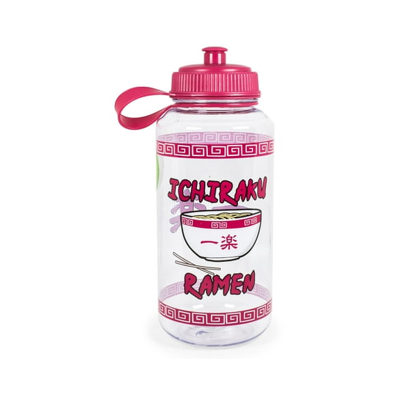 Naurto Shippuden Ichiraku Ramen Plastic Water Bottle | Holds 32 Ounces
