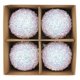 thumbnail image 1 of Descuentos Increíbles, 4 bolas de Navidad de 8 cm para colgar en el árbol, decoración para fiestas en el hogar Akmoler, 1 of 7