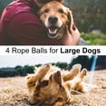 thumbnail image 4 of Pelotas de cuerda Otterly Pets de juguete para perros, algodón natural, raza grande, 4 of 10