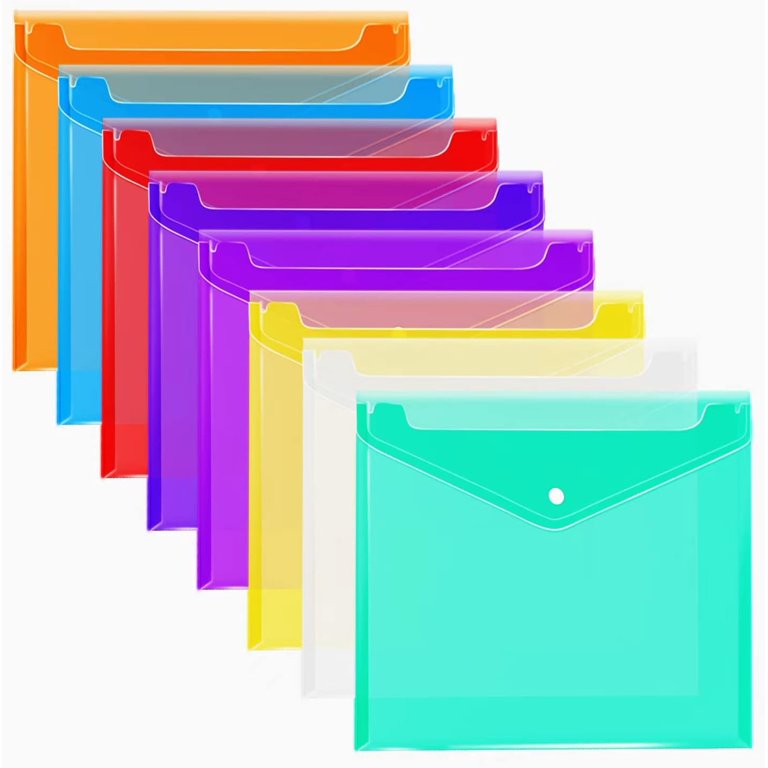 String Reusable Envelope Plastic Document Holders Supkiir 25 Pack Poly Envelopes With String ...