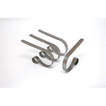 The Original Mantleclip Stocking Holder 4 Pack Pewter Walmart Com