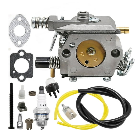 Anxingo A021001700 Carburetor Tune Up Kit Replacement for Echo CS310, Replacement for Walbro WT946 Chainsaw Carburetor with Gasket, Fuel Line, Filter and Spark Plug