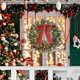 thumbnail image 5 of Guirnalda navideña con luces, guirnalda de invierno, guirnalda navideña iluminada de 16 pulgadas para puerta, decoraciones navideñas grandes preiluminadas, guirnaldas navideñas para puerta de, 5 of 6