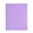 thumbnail image 1 of Mintra Office Durable Spiral Notebooks 5 Subject (Lavender College Ruled 1pk) 200 Sheets 5 Poly Pockets Moisture Resistant Cover School Office Business Professional, 1 of 5