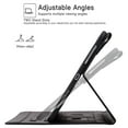 thumbnail image 4 of Decase Wallet Case for Samsung Galaxy Tab S10 FE Plus 2025 13.1 Inch, Shockproof with PU Leather Patterned Multi-Angle Stand and Card Slots & Flip Stand Cover, Black, 4 of 7