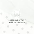 thumbnail image 5 of Noble Linens Light Gray Painted Polkadot Reversible 3-Piece Duvet Cover Set, Full/Queen, 5 of 11