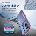 thumbnail image 4 of SaniMore for Motorola Moto G Power (6.5" 2022) Case, [Sliding Camera Window] Wireless Charging Shockproof Drop Resistant Hybird PC TPU Anti-slip Heavy Duty Protective Shell, Pink+Blue, 4 of 5
