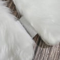 thumbnail image 1 of Christmas Tree Skirt Faux Rabbit Fur White 120CM, 1 of 7