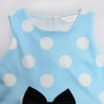thumbnail image 5 of Kids Girl Polka Dots Princess Costume 50s Audrey Vintage Sleeveless Swing Birthday Party Rockabilly Dress 2-13Y, 5 of 8