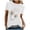 White, variant on Leesechin Plus Size Tops for Women Cute Graphic Tees Loose Fit Flower Printing Short Sleeve Crew Neck T Shirts Green