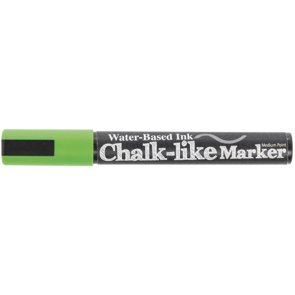 HUBERT® Light Green Medium Point Chalk-Like Marker
