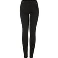 thumbnail image 2 of 2Luver, Women's, Trendy Distressed 5 Pocket Denim Skinny Jeans, True Black Denim, 11, 2 of 4