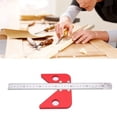 thumbnail image 4 of Woodworking Center Gauge Convenient Center Scribe Gauge M8 Stable for Wood Metal for Concrete, 4 of 8