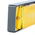 thumbnail image 4 of Harmonica 10 Hole 20 Tune C Key Professional Standard Mouth Organ with Case for Kid Beginner Gold, 4 of 4