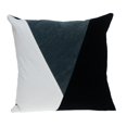 thumbnail image 2 of Nassau Collection Woven Block Decorative Square Throw Pillow - 20" - Black and White, 2 of 6