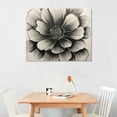 thumbnail image 2 of Chilfamy Fall Decor Abstract Flower Oil Painting Silver Foil Canvas Wall Art Picture 20x16in 20x16in, 2 of 3