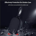 thumbnail image 4 of Silicone Earphone Cases with Keychain Protective Wireless Headphone Convenient Compact Cover Scratch-resistant Bluetooth-compatible Earbuds Box Type1, 4 of 8