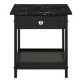 thumbnail image 5 of Furniture of America Histe Wood Storage 4-Piece Coffee Table Set in Black, 5 of 14