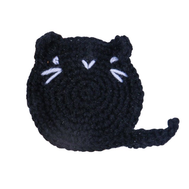 CSChome Cartoon Coaster Cartoon Coaster Crochet Cartoon Heat-Resistant Non-Slip Handmade Mug Coffee Tea Cup Holder Decoration