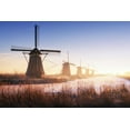thumbnail image 2 of Pablo De, Juan 14x11 White Modern Wood Framed Museum Art Print Titled - Kinderdijk 4., 2 of 4