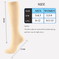 thumbnail image 6 of 2 Pairs Knee High Socks for Women Knee Socks Long Socks Striped Tube Socks High Socks Womens Athletic Socks Tall Socks Women, 6 of 11