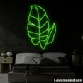 thumbnail image 2 of Glowneon Banana Palm Leaf Neon Sign, Banana Leaf Led Light, Party Decor, Banana Led Light, 2 of 5