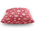 thumbnail image 4 of GZHJMY Christmas Red Snowflake Throw Pillow Cover 20 x 20 Inch, Soft Square Cushion Case for Home Couch Sofa Bedroom Car Farmhouse Decor Home Decor, 4 of 7
