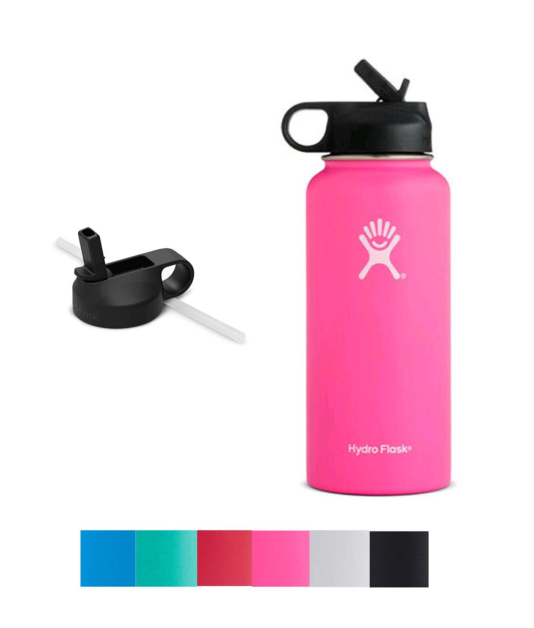 hydro flask pink water bottle