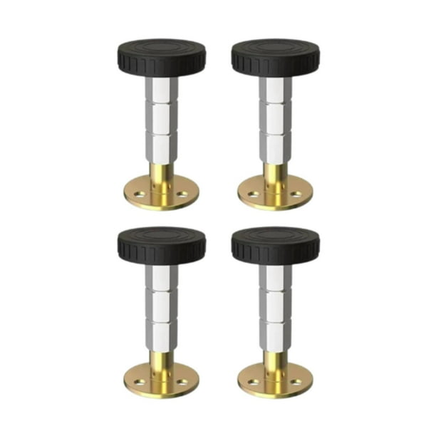 4 topes para cabecero de cama, estabilizadores roscados para marco de cama, altura ajustable Altura 84 a 110 mm