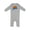 AC-Heather Grey, variant on Big Brother Superhero Baby Romper Coveralls