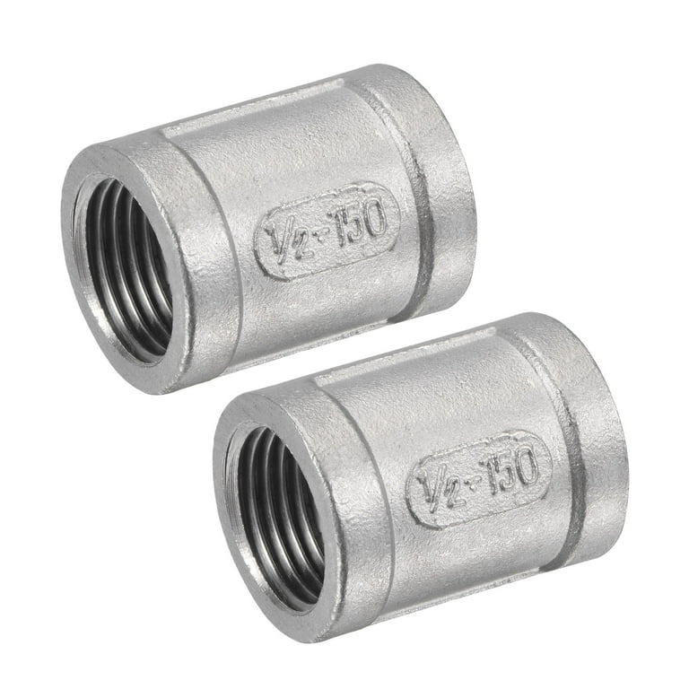Uxcell 1/2 NPT Female Thread Straight Pipe Fitting Connector
