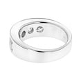 thumbnail image 2 of 14K Round Natural 2 Ctw Diamond Mens Wedding Dainty Band Five Stone (White Gold Size 9), 2 of 3