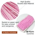 thumbnail image 3 of Allgala 4PK 3.3 x 8.2 FT (1x2.5M) Metalic Tinsel Party Photo Backdrop Curtains Door Fringe Décor-Macaron Pink-BD52559, 3 of 3
