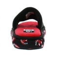 thumbnail image 3 of Champion Plush Smile Slide  Womens Shoes Size 6, Color: Black/Scarlet, 3 of 5
